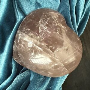Smokey Quartz Heart Crystal 4 inches